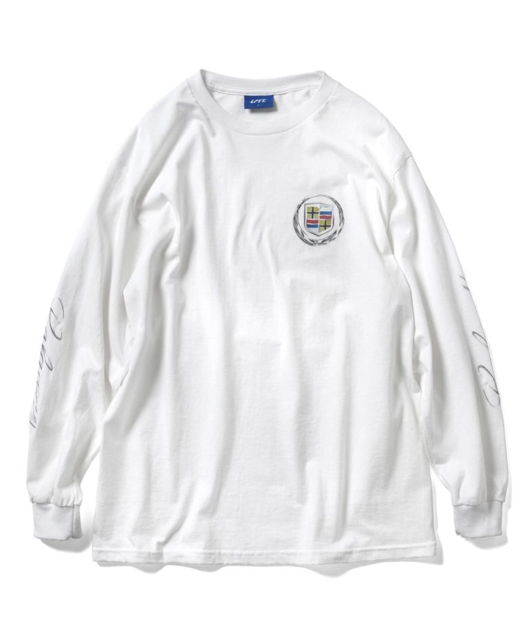 【LFYT】LUX CREST L/S TEE - WHITE