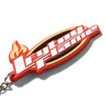 【LFYT】LFYT FLAME LOGO RUBBER KEY CHAIN - RED