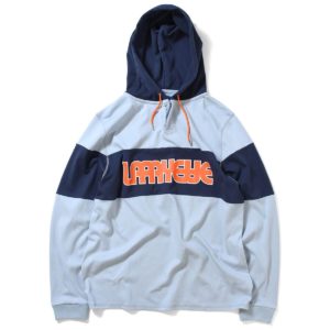 【Lafayette】CLASSIC LOGO HOODED RUGBY JERSEY - GRAY