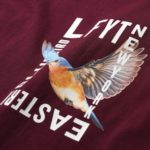 【Lafayette】LFYT EASTERN BLUEBIRD TEE - BURGUNDY