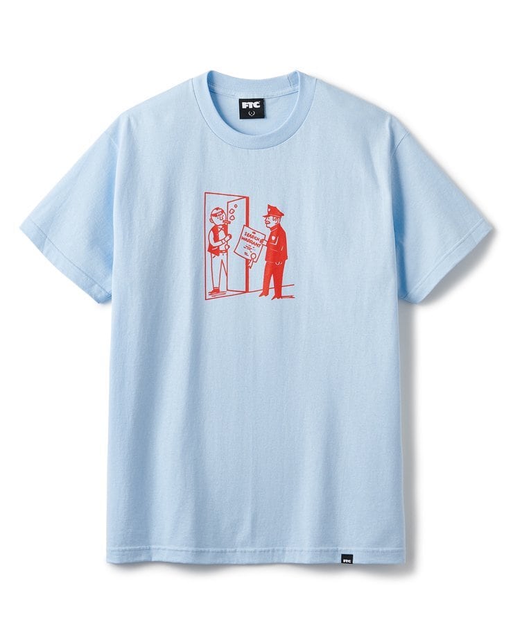 【FTC】WARRANT TEE "Artwork by Morning Breath" - P.BLUE