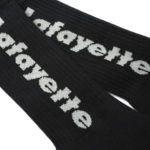 【Lafayette】LAFAYETTE LOGO CREW SOCKS - BLACK