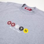 【K’rooklyn】Logo T-Shirt "New York metro" - Gray
